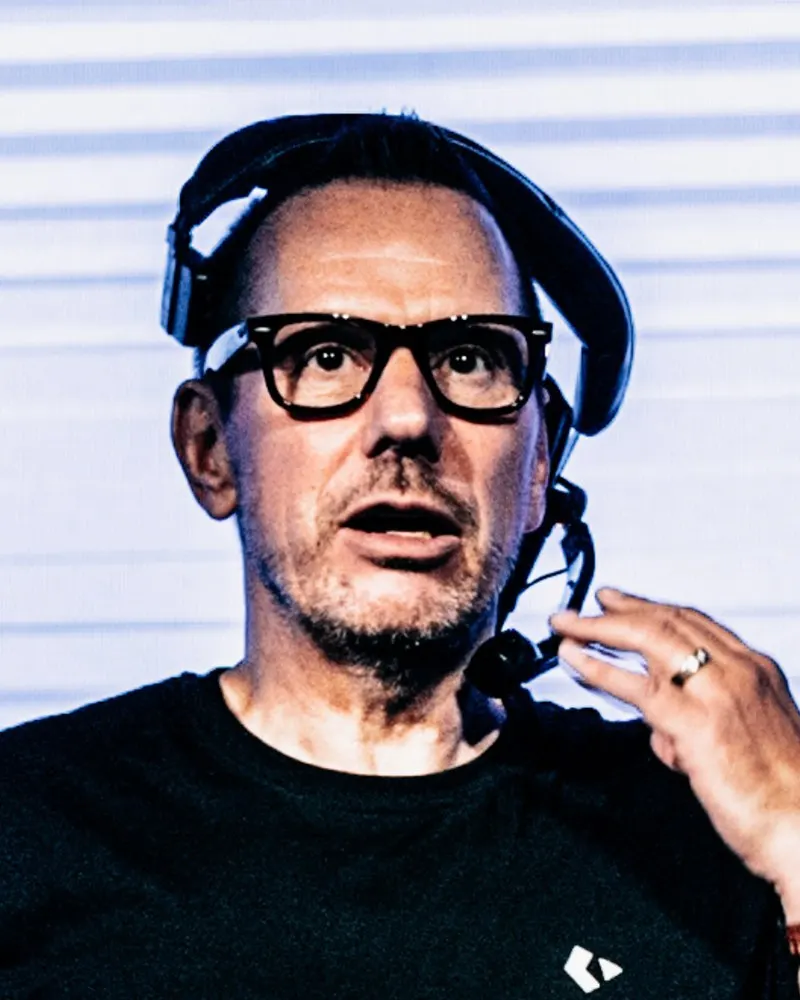 Portrait of Øyvind Storheim, CEO / Producer, with headset